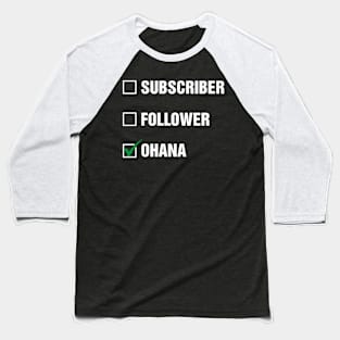 Ohana Baseball T-Shirt